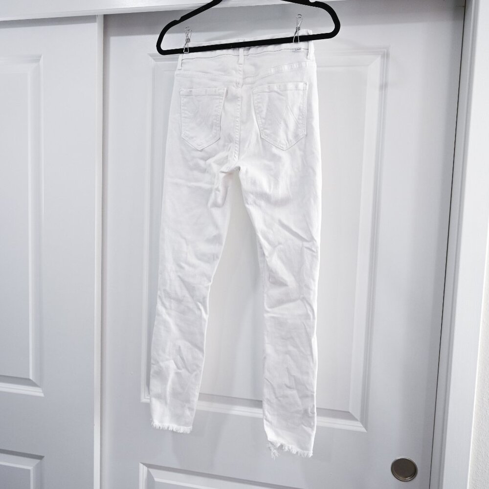 MOTHER Size 25 High Waisted Looker Ankle Fray in Fairest of Them All - Picture 10 of 13